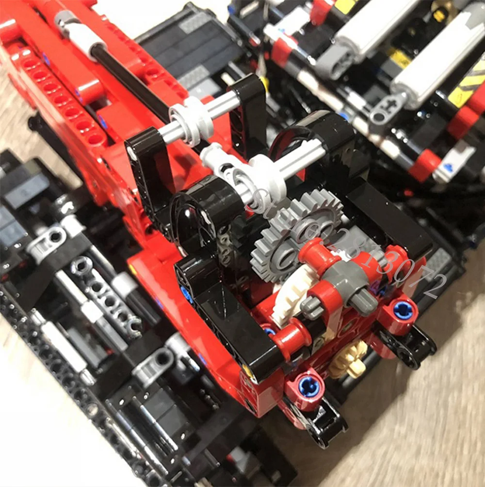20085, серия Technic, игрушки, кран для пересеченной местности, 42082, 4057 шт., модели, строительные наборы, блоки, кирпичи, двигатель, автомобиль в сборе