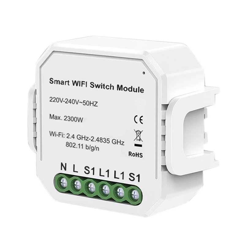 1 банда Wifi переключатель Diy модуль Smart Life/Tuya приложение дистанционное управление
