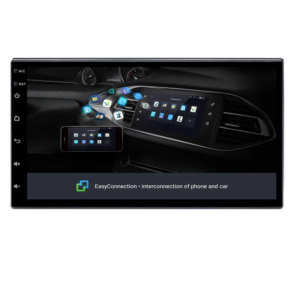 DSP ips Android 9,0 Универсальный радио навигация gps мультимедийный плеер для Nissan TOYOTA Kia RAV4 Honda VW hyundai без DVD головного устройства