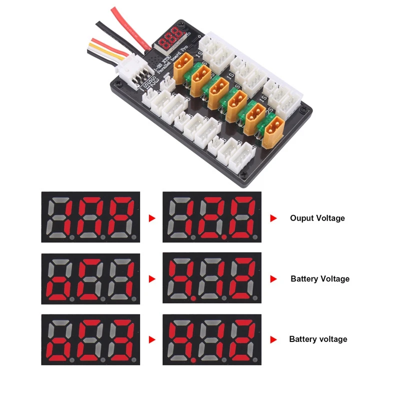 XT30 PRO 1 S-3 S Разъем Lipo аккумулятор; параллельный зарядный щит для IMAX B6 зарядное устройство RC Радиоуправляемый автомобиль баланс заряда часть