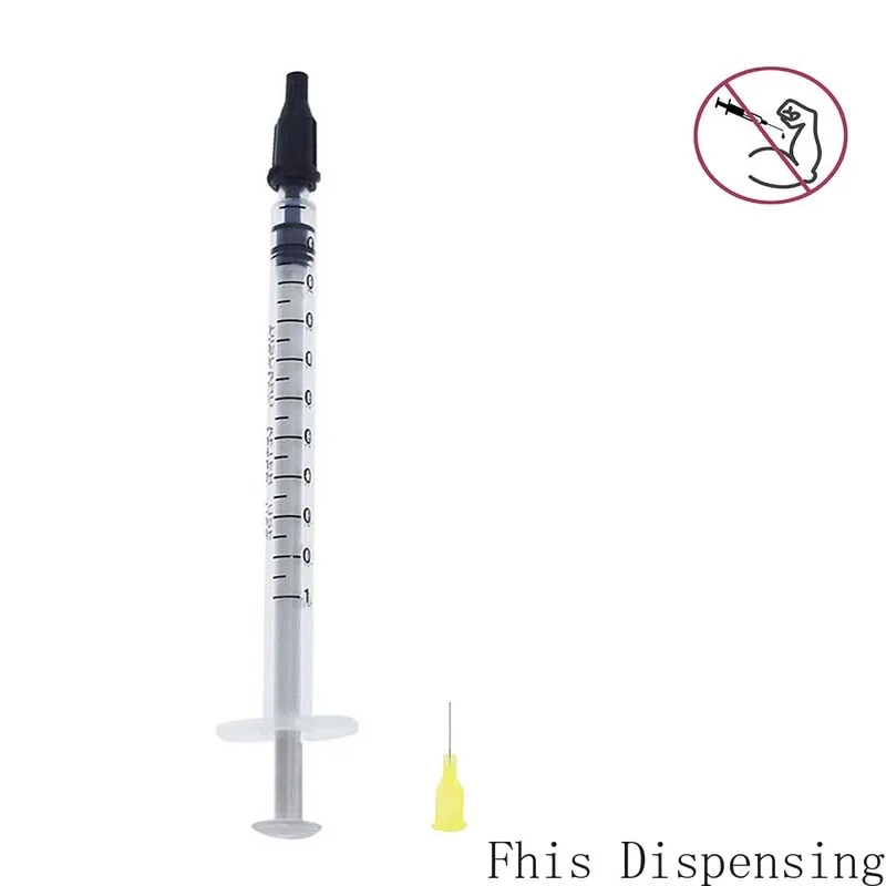 New 1ml/1cc Syringe Needle+32G 0.5 Inches Dispensing Needles and Sealing Cap Pack of 10 | Инструменты