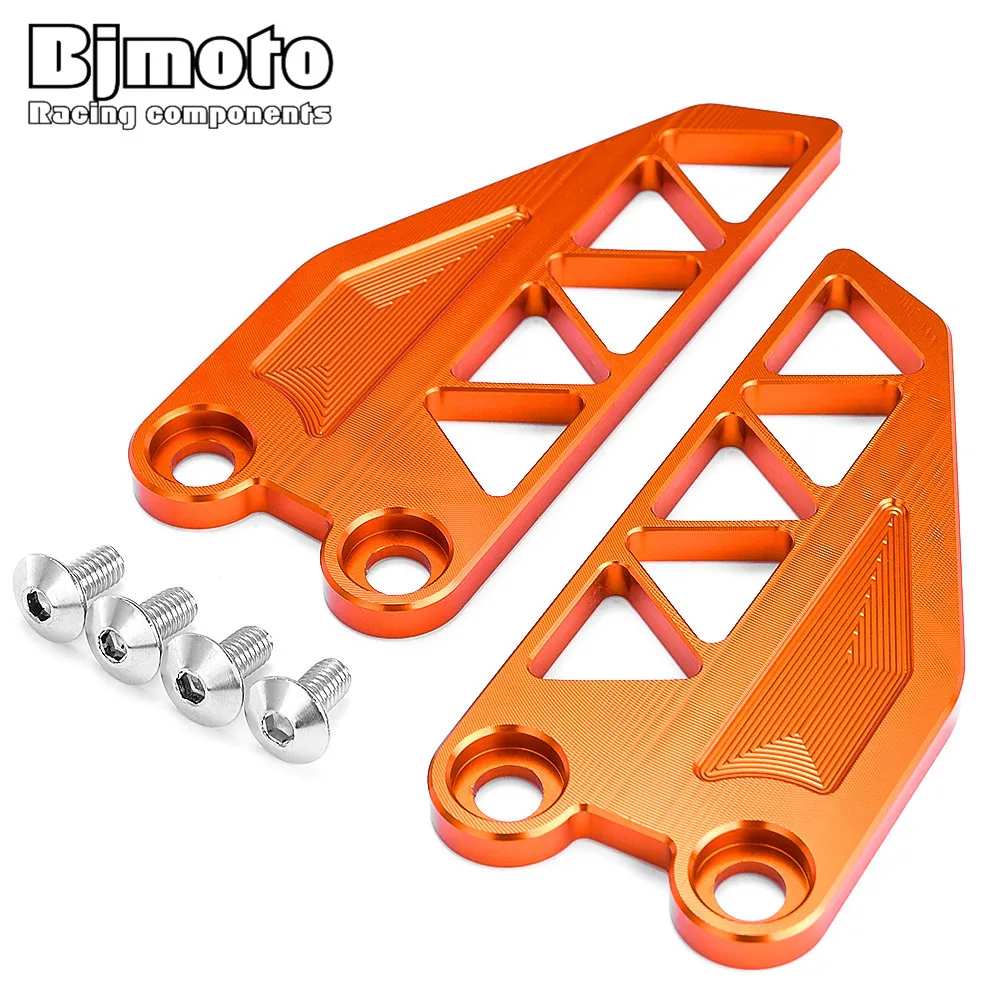 

BJMOTO Motorcycle CNC Aluminum Footrest Rearset Plate For 250 390 2017 2018 2019