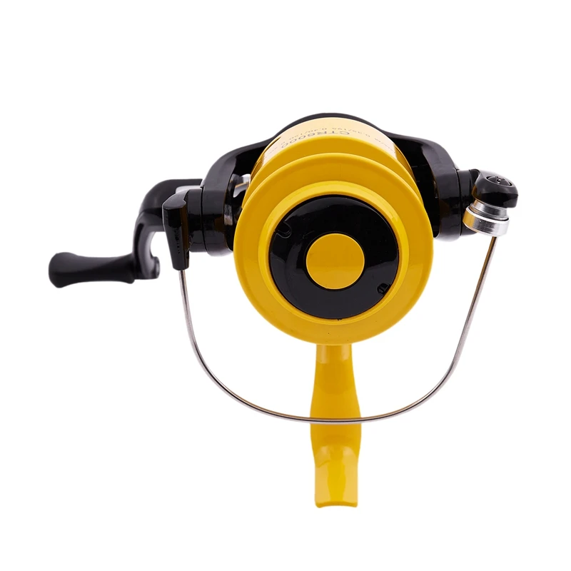 ELOS-YUMOSHI 12BB Fishing Reel 5.5:1 Foldable Arm Rocker Spinning Reel Lightweight Rear Drag Spool Fish Spinning Wheels