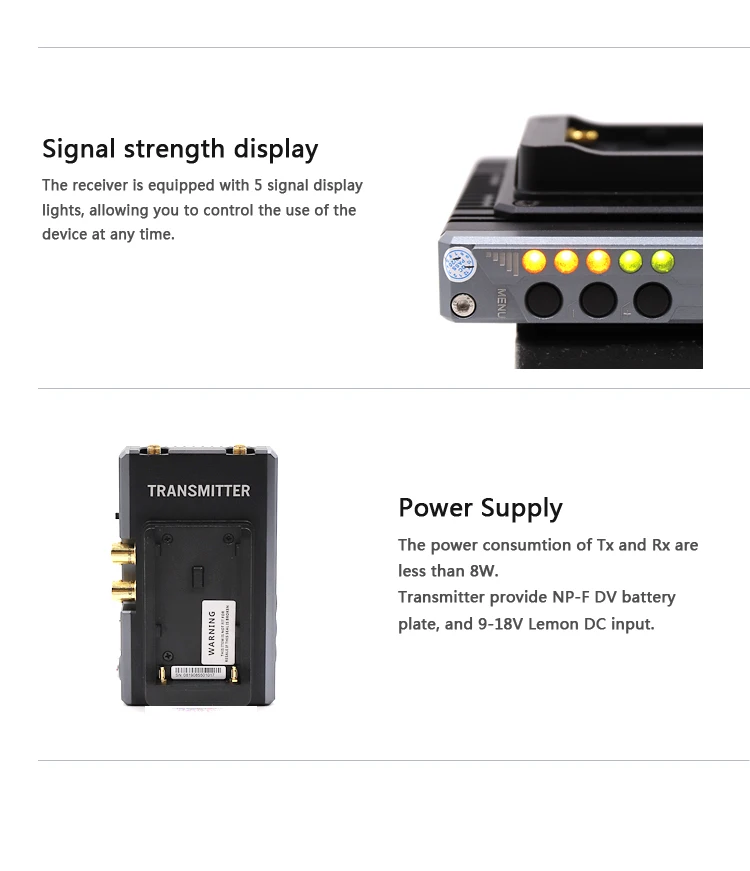 S350PRO HDMI SDI Беспроводная передача 1100ft 5GHz WHDI HDMI SDI Беспроводная система передачи 1080P HD видео ТВ вещания