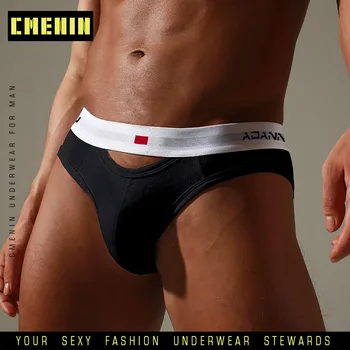 

sissy Cotton Sexy Gay Men Underwear Bikini Men Briefs LOGO Breathable Mens Briefs Underwear Shorts Innerwear AD7501