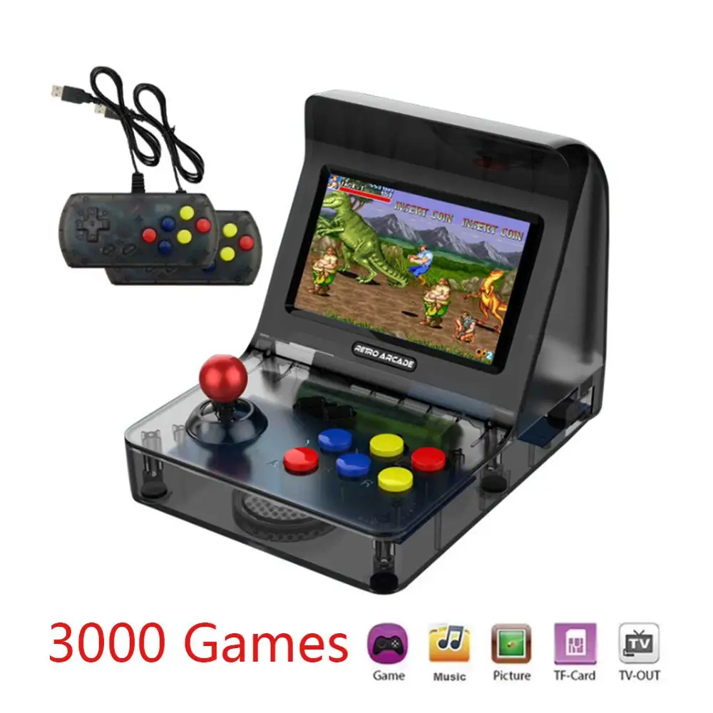 

Mini Retro Handheld Game Console 3000 Classic Video Games 4.3inch Handheld Console for NEOGEO Aracade PSP FC Support TF Card