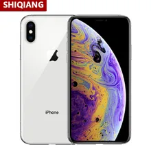 Original desbloqueado iphone XS/XS Max Smartphone trasero 12MP NFC Apple 12 Bionic Bluetooth5.0 teléfonos móviles versión Global 3 +/64/256GB
