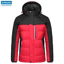 Зимняя куртка для сноуборда Мужская Снежная одежда куртка для сноуборда лыжная куртка теплая ветрозащитная дышащая мужская Лыжная одежда хлопковая куртка бренд