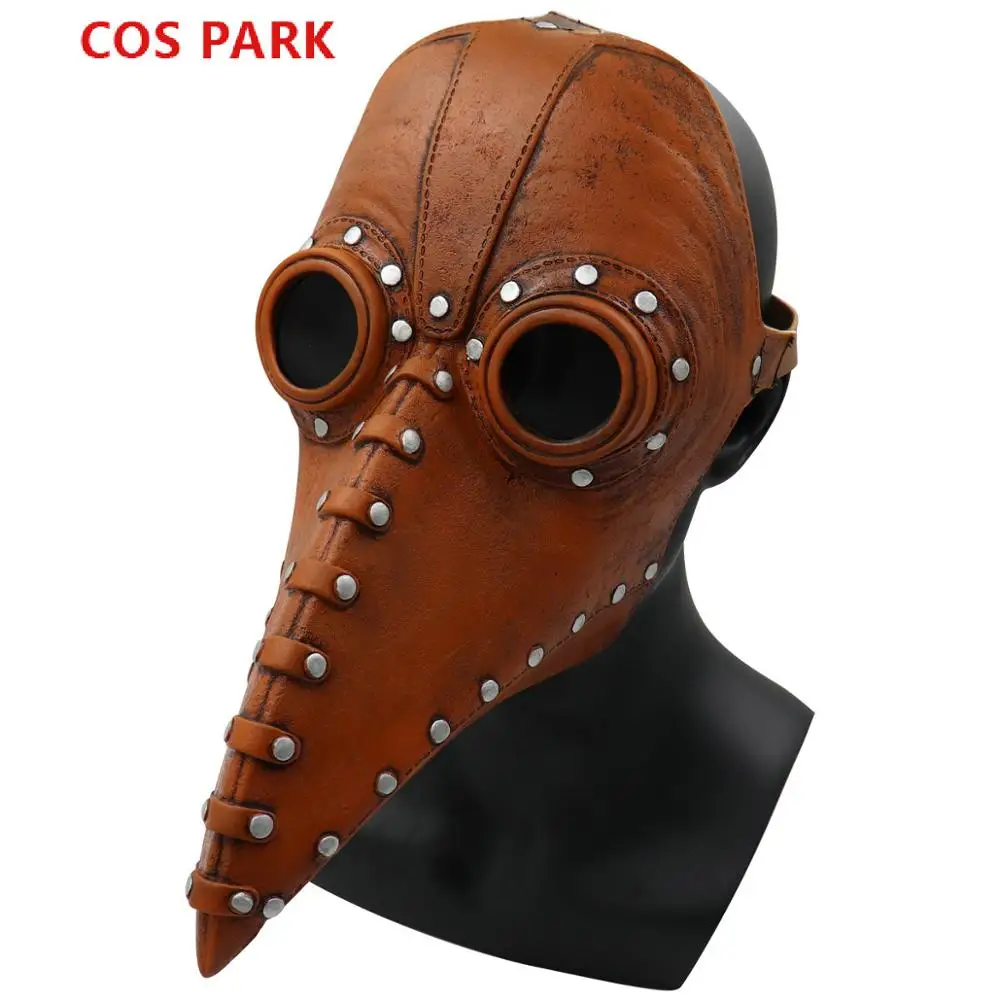 PartyHop Médecin de la Peste Masque Noir Long Nez Masques 