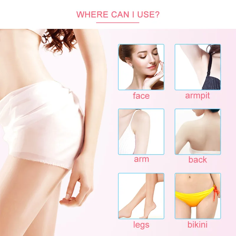 Hair Removal Wax Hard Wax Beans Beauty Wax 300g/pack Wax Beans No Strip Depilatory Hot Film Pellet Waxing Bikini Face Hair Removal For Women Men