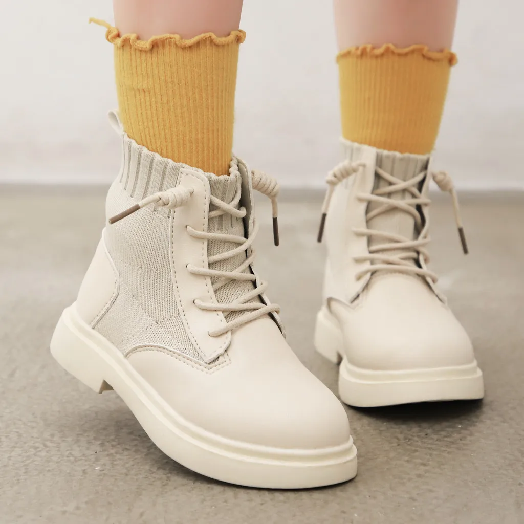 LONSANT/кожаные ботинки для мальчиков обувь для девочек весенне-осенние детские ботинки из искусственной кожи модные детские ботинки для малышей теплые зимние ботинки N6