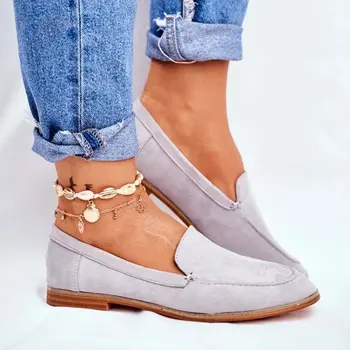 

Brand Women leather loafers Ladies 2020 Fashion Casual Oxford Shoes Female Red Crystal Formal Flats Woman moccasins shoes