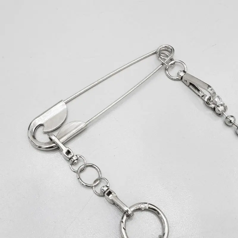 

TVVOVVIN Personality Ball Chain Belt Korea Female 2019 Autumn New Metal Super Large Pin Decorative Keyboard Removable Belt F710