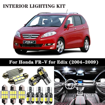 

11pcs LED interior dome map light + License plate bulb + Parking lamp for Honda for FR-V for Edix (2004-2009)