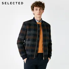 Избранное новое шерстяное пальто Зимняя клетчатая повседневная одежда мужская куртка S | 418427550