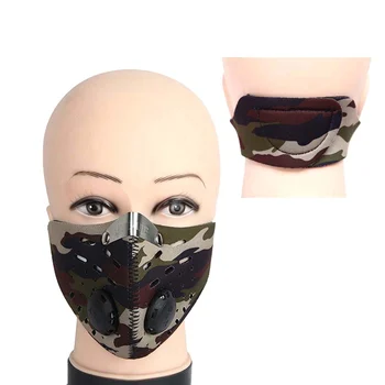 

1Pcs Outdoor Anti-dust Cycling Face Mask Anti-pollution Air Filter Breathable Bike Bicycle Cycling Hiking Face Masks for Unisex