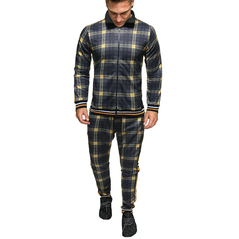 

2019 Autumn And Winter New Style Men 3D Digital Printing Leisure Suit Tz04