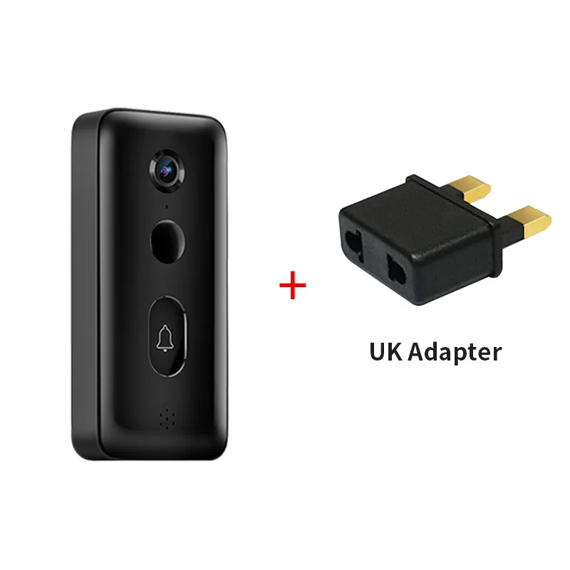 Xiaomi Smart Doorbell 3 Camera WIFI Video 180 Field of View 2K HD Resolution AI Humanoid Recognition Remote Real-time View gate intercom with camera Door Intercom Systems