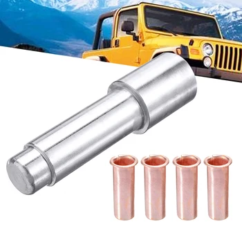 

Fit for Jeep Wrangler JK 2007-2018 5pcs 1 set Door Hinge Pin Liners Bushings Kit Auto Door Hinge Bushing Tool