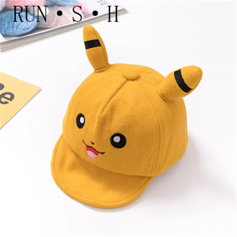 Новинка года; детские товары; Кепка с покемоном для ролевых игр; Милая хлопковая Регулируемая теплая Бейсболка; сезон весна-осень