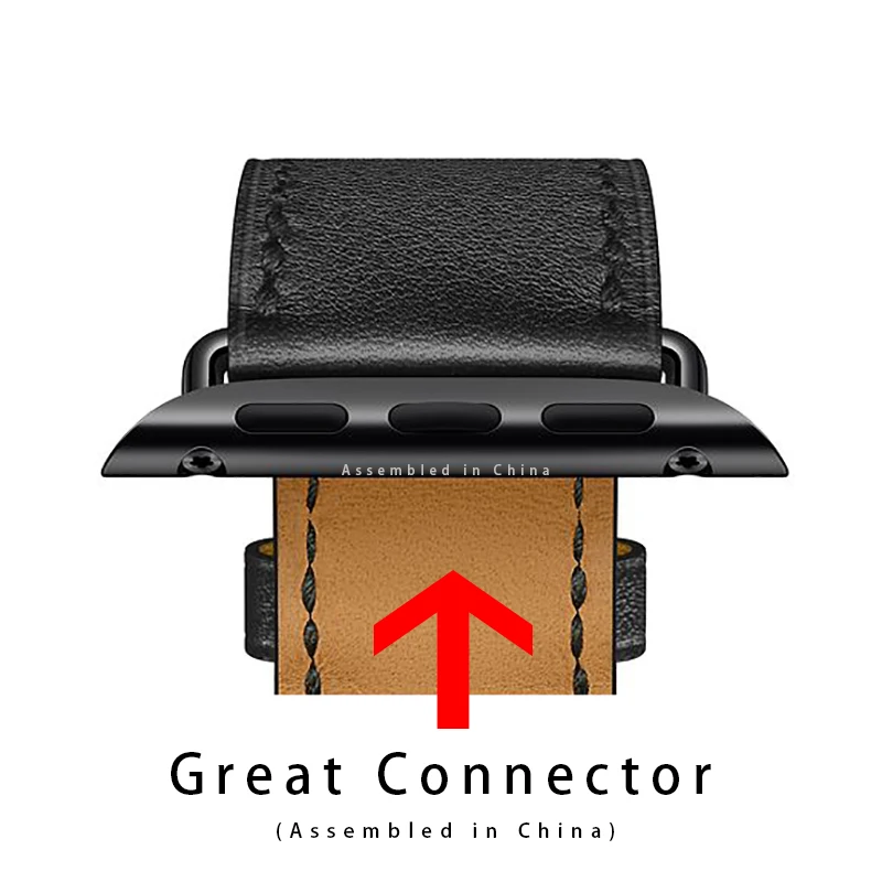 Kebitt Genuine Leather Apple Watch Strap - Elegantly Crafted Watchband