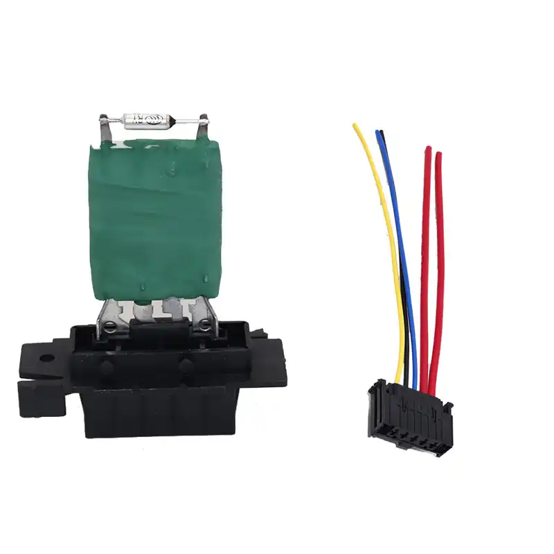 Heater Motor Blower Fan Resistor with Wiring Repair Plug Harness for