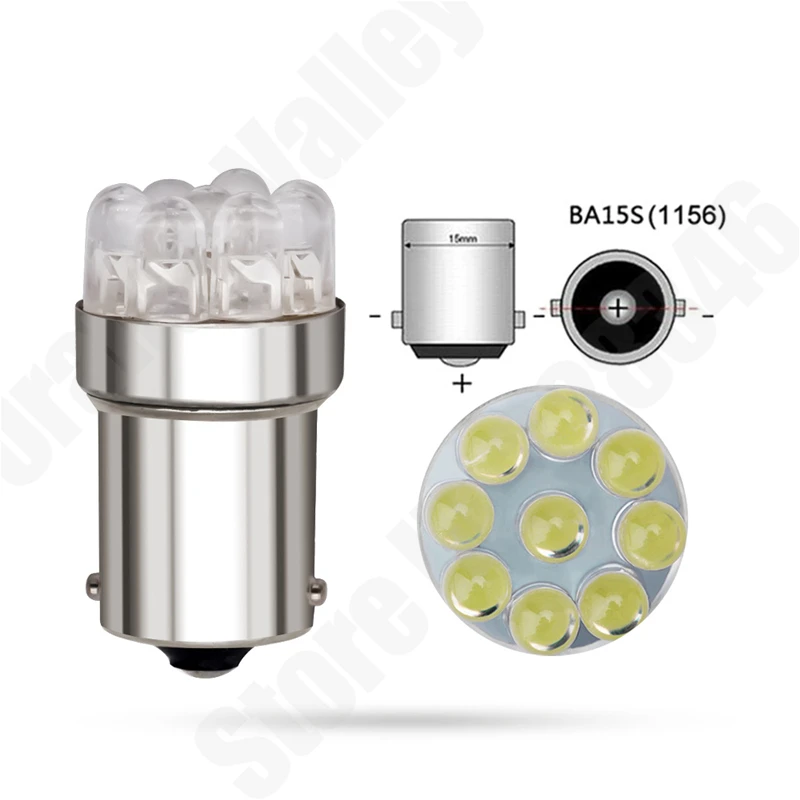10 pcs  1156 ba15s p21w s25 7506 r5w   9 led ڵ ĸ  ȣ   dc 12 v