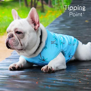 

Korean Blue Summer Small Dog Clothes Cute Golden Retriever Dog Costume Cheap Fashion Ropa Para Perros Pet Accessories KK6GJK