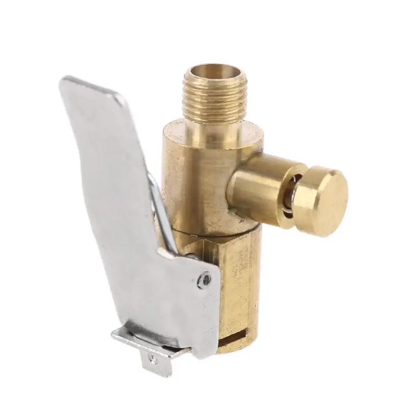 

Car Tire Inflator Chuck Air Compressor Pump Lock On Nozzle Fine Thread Deflation H7ED