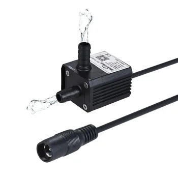 

Aquarium Mini Submersible Oil Water Pump Ultra-quiet Max Lift 3 Meters 220L/H DC 12V for Fish Tank Aquarium Fountain Circulating