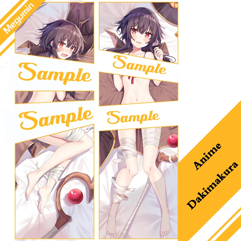 

Anime Dakimakura KonoSuba God's Blessing on This Wonderful World Megumin Fullbody Pillow Case Throw Cushion Pillow Cover Gifts