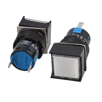 

2 Pcs White Indicator Light 2 Pins Fault Signal Lamp DC 12V Hzrjq