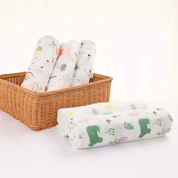 

Baby Bath Towel Muslin Cloth Kids Bathrobe Child Blanket Wrap for Newborn Infant Toddler Boys Girls Gauze Cotton 110*110cm