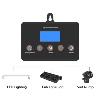 

2020New Fish Tank LED Light Controller Dimmer Modulator For Aquarium Intelligent Lighting Timing Dimming System Dropshipping