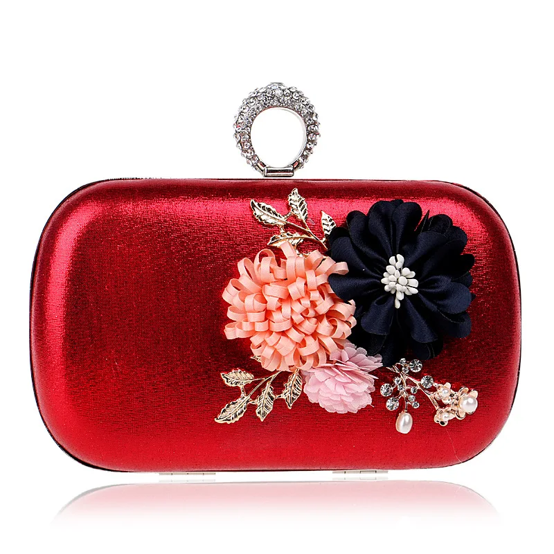 

Surplus Power Europe And America Evening Bag Women's Fashion Flower Clutch Versatile Formal Dress Banquet Evening Dress Bag