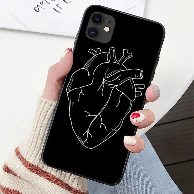 YNDFCNB Heart Of Nature Human Anatomy Doctor Phone Case for iPhone 11 12 pro XS MAX 8 7 6 6S Plus X 5S SE 2020 XR cover YNDFCNB Heart Of Nature Human Anatomy Doctor Phone Case for iPhone 11 12 pro XS MAX 8 7 6 6S Plus X 5S SE 2020 XR cover