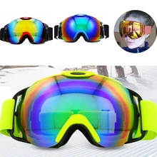 Лыжные очки для мужчин и женщин, очки для сноуборда, очки для катания на лыжах с защитой от уф400 лучей, лыжные очки, противотуманные лыжные маски