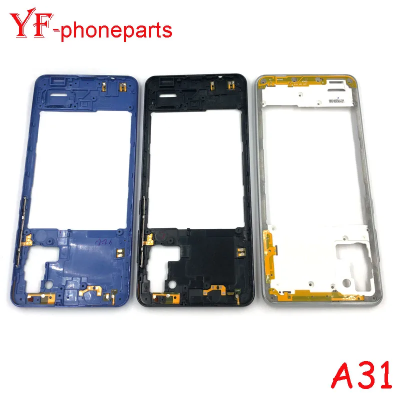 Middle Frame For Samsung Galaxy A31 A315 Back Cover Battery Door Housing Bezel Repair Parts new phone frame