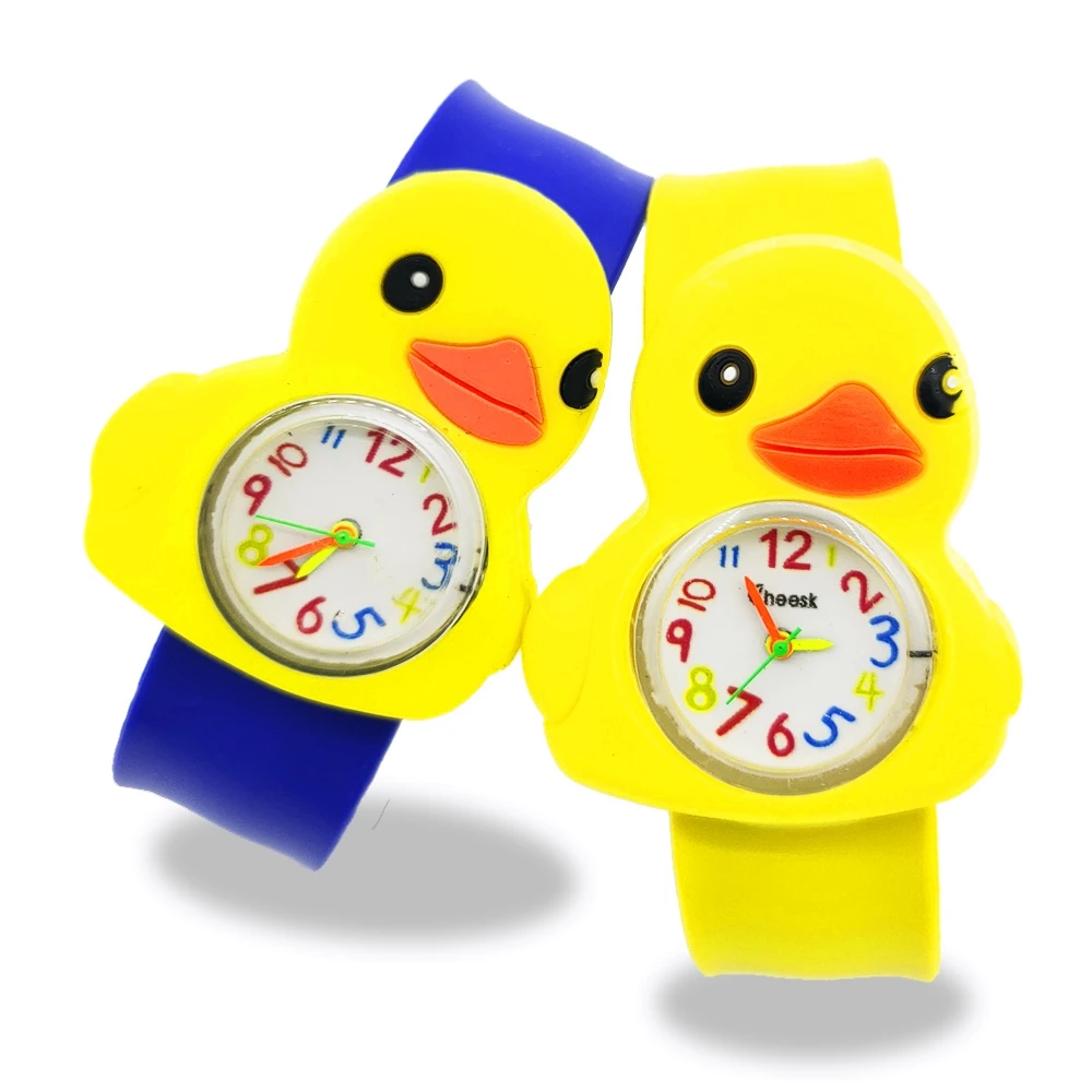 Chico reloj bebé tiempo de aprendizaje juguete de los niños bofetada relojes niño reloj de cuarzo niños niñas regalo chico s estudio reloj montre enfant