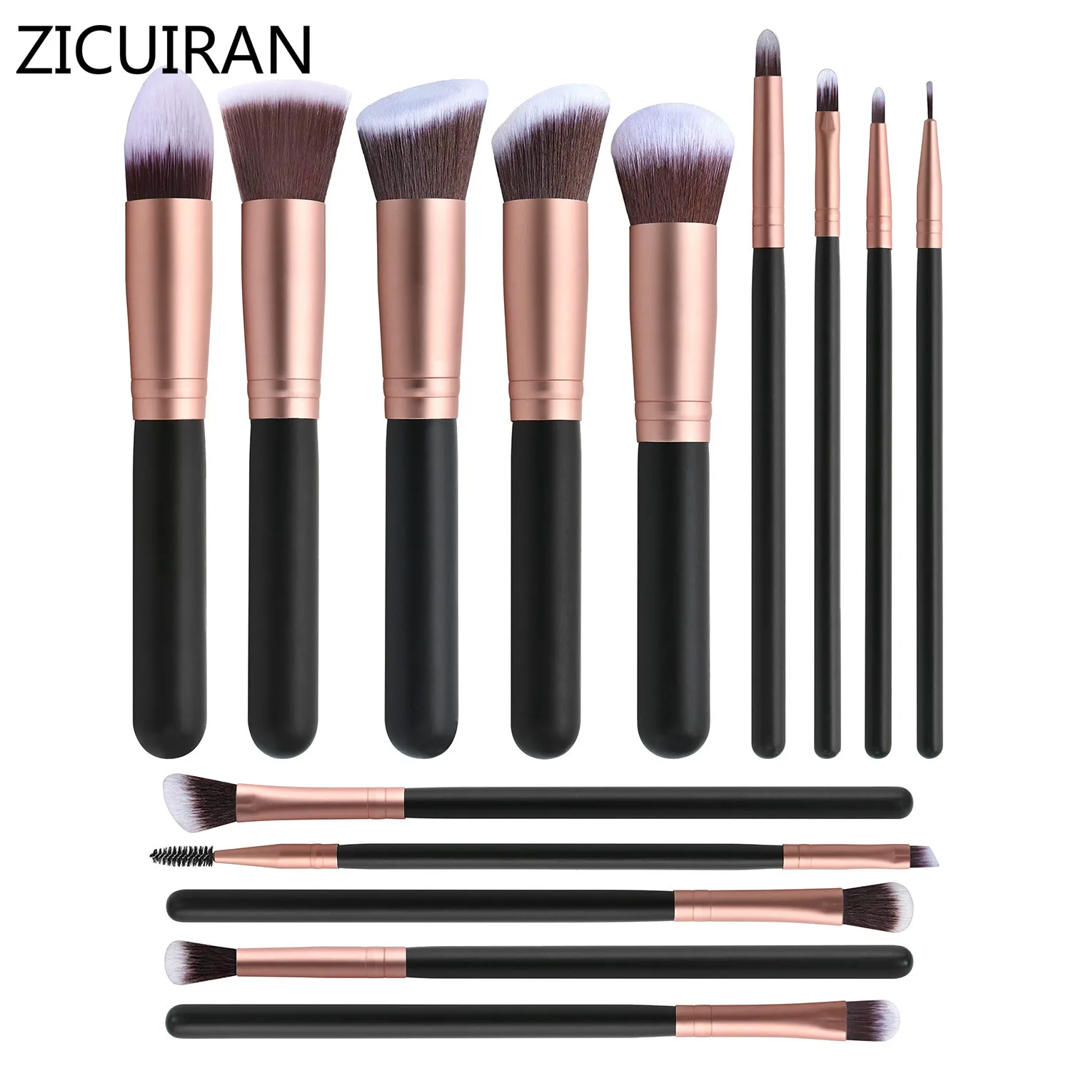 14 шт. набор кистей для макияжа высокое качество косметическая пудра Тональная