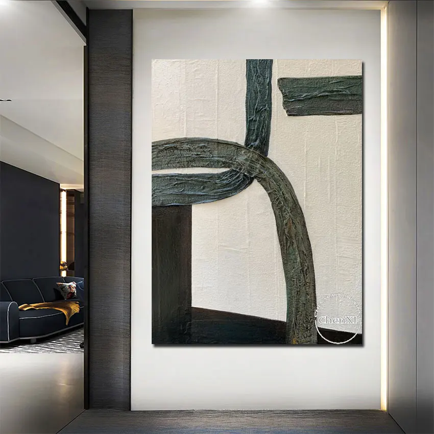 

High Quality Idea Abstract Artwork 100％ Handpainted Oil Painting On Canvas Large Modern Sleeping Room Decoration Unframed