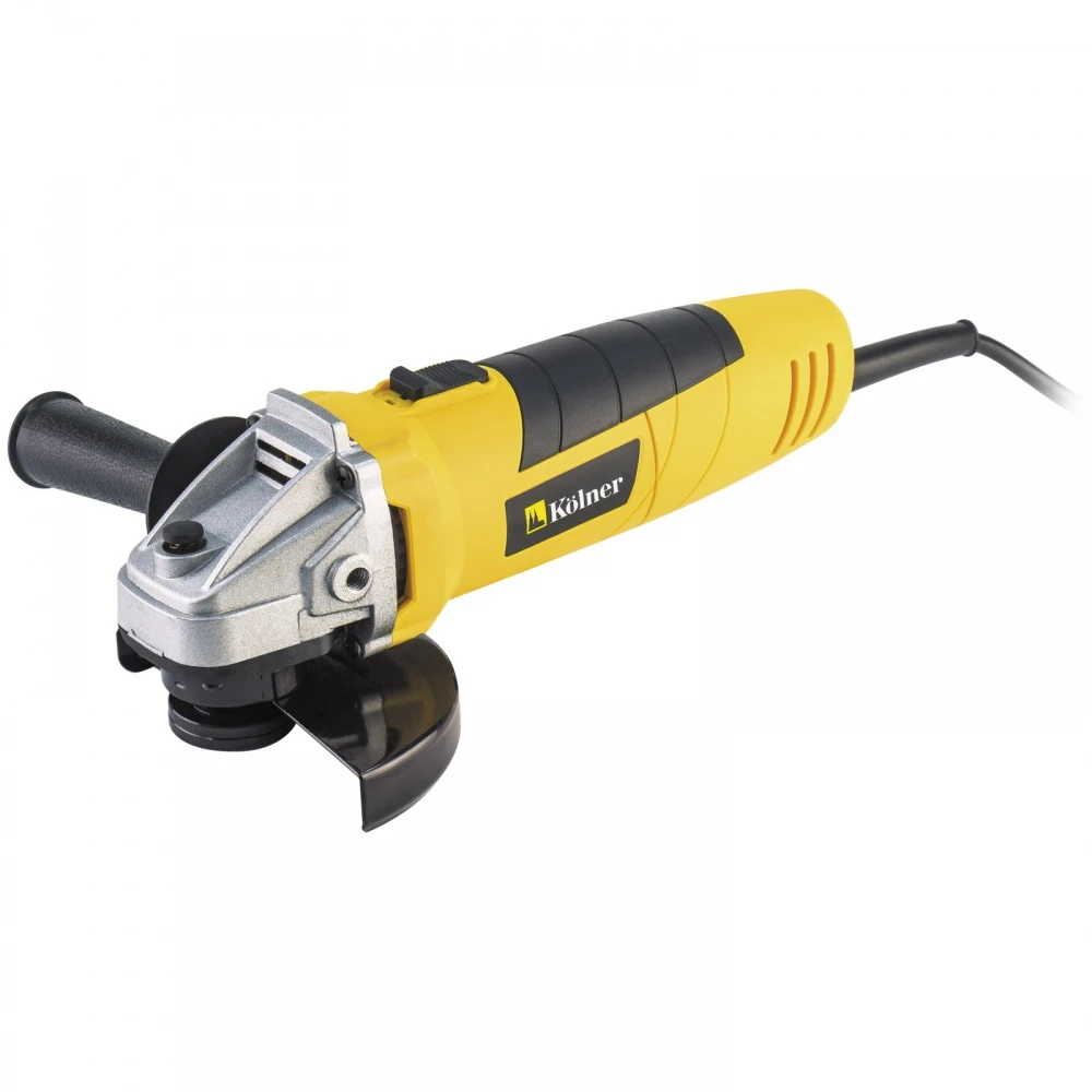 Машина шлифовальная угловая Kolner KAG 125/750 (Мощность 750 Вт, диаметр диска 125 мм, скорость вращения 11000 об/мин, блокировка шпинделя, защита от случайного пуска)