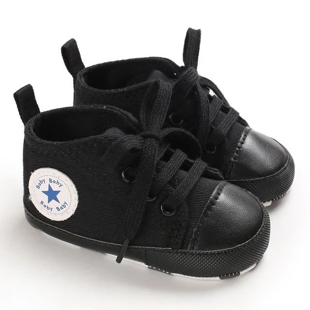 Cute Bow Baby Boy Girls Winter Warm First Walkers Cotton Baby Booties Kids Toddler Slippers Baby First Walkers Crib Shoes 475 Black twill