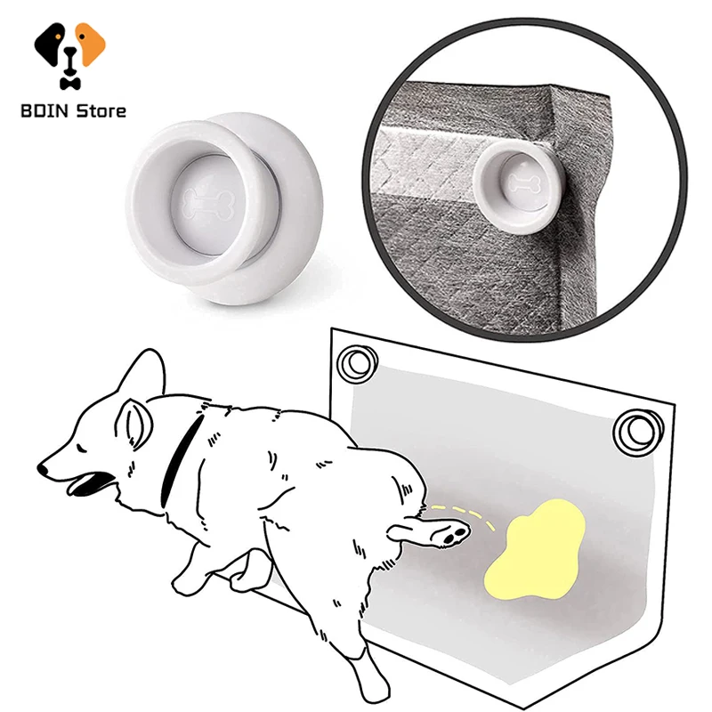 Pee Pad Holder for Dogs Wall Mount Puppy Potty Training 2PCs dog toilet