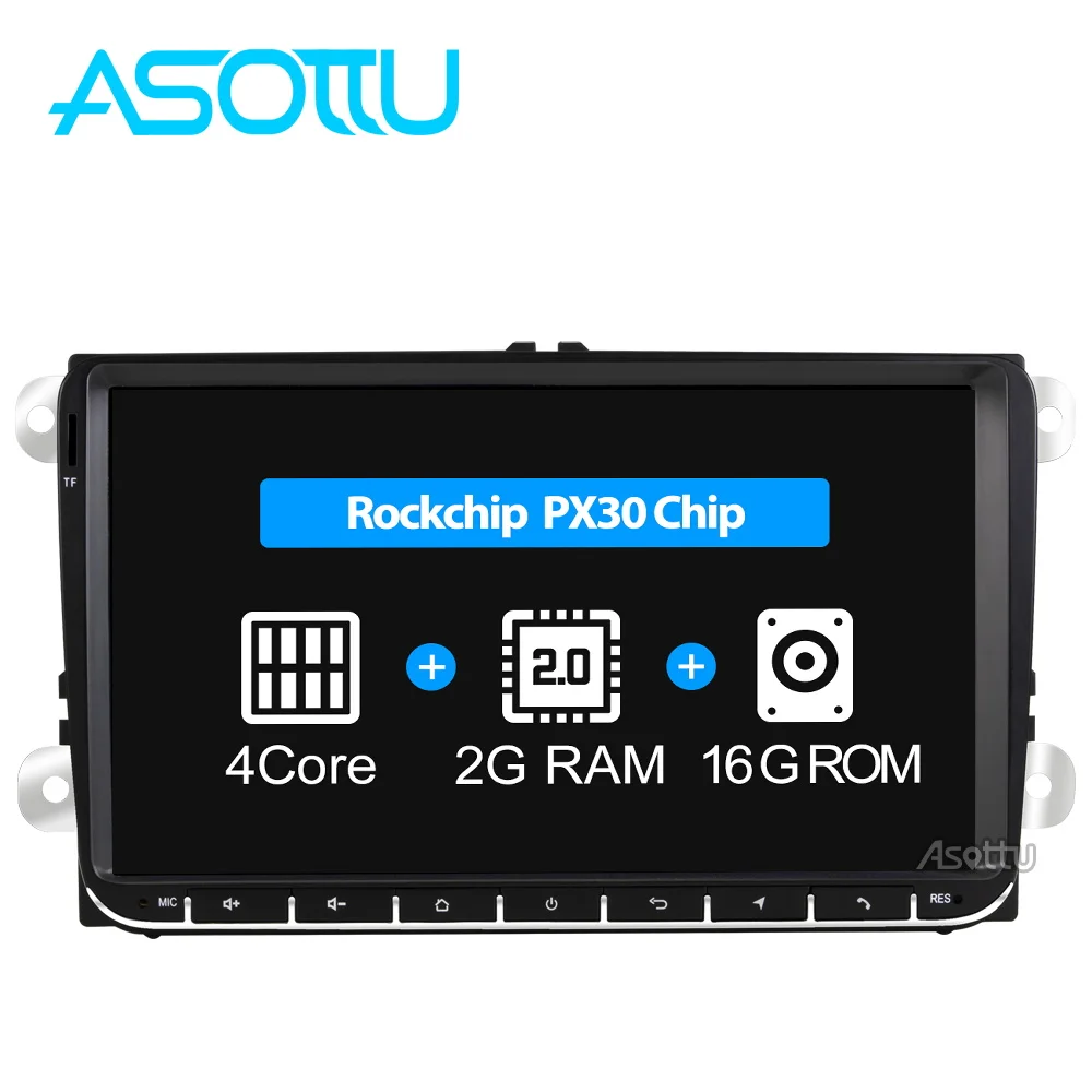 Автомобильный dvd плеер Asottu 9 0 PX30 для Skoda Fabia octavia Superb Yeti Seat Rapid vw golf tiguan polo passat