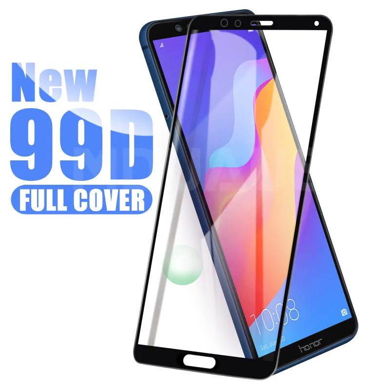 

99D Protective Tempered Glass on the For Huawei Honor 7A 7C 7X 7S 8X 9X Honor 8S 8A 8C 20S V30 Glass Screen Protector Film Case