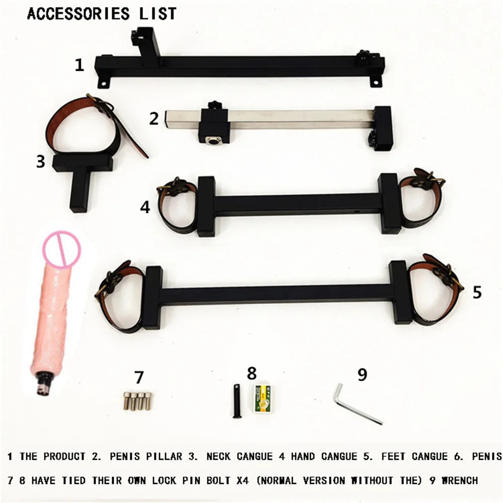 BDSM Bondage K9 Metal Frame SM Training Sex Furniture Sexules Position Handcuffs Ankle Cuffs 18 Adult Games Sex Toys for Couples