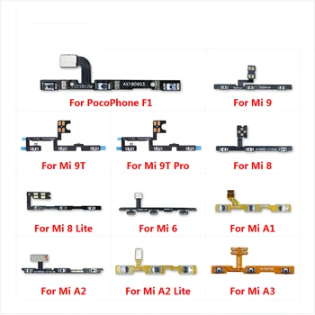 

For XiaoMi Mi 9T Pro 9 8 6 A3 A1 A2 Lite PocoPhone Poco F1 Power On Off Button Volume Switch Key Flex Cable Repair Parts