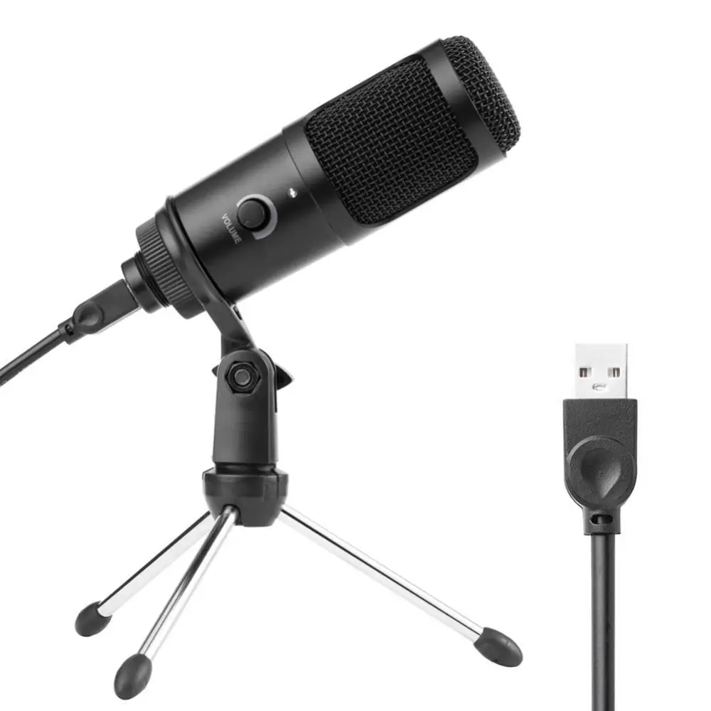 USB-микрофон для записи вокала игровой микрофон прямой трансляции ноутбука |