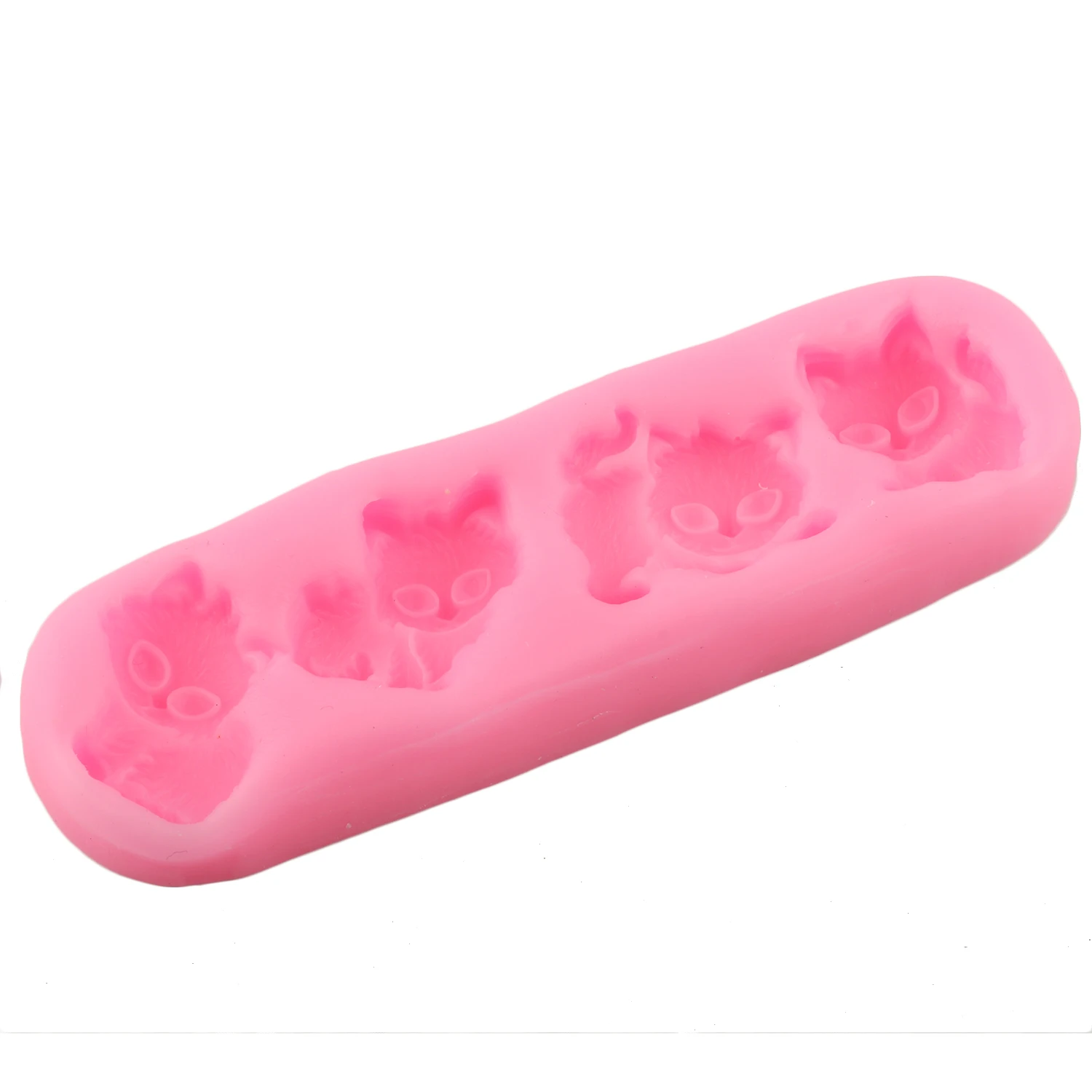 3D милый кот Силиконовые формы шоколадная помадка форма DIY вечерние инструменты для украшения торта украшения для кексов конфеты полимер Глиняное мыло формы
